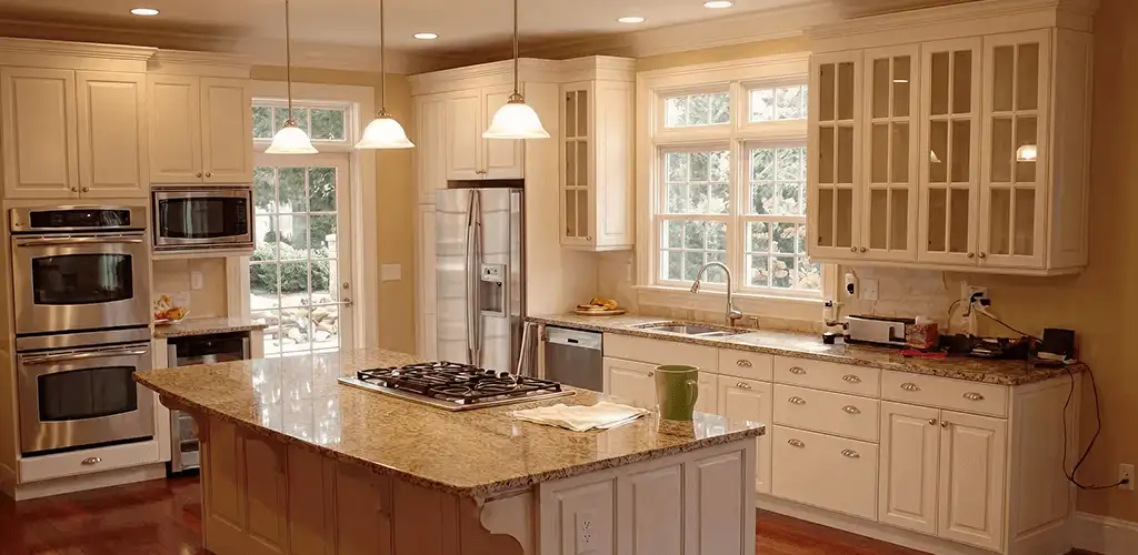 Custom cabinet door installation and kitchen upgrade in Huntsville, AL